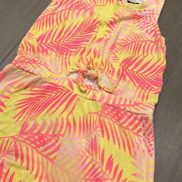 HURLEY Tropical Pink and Yellow Kids Romper - Picture 4 of 6